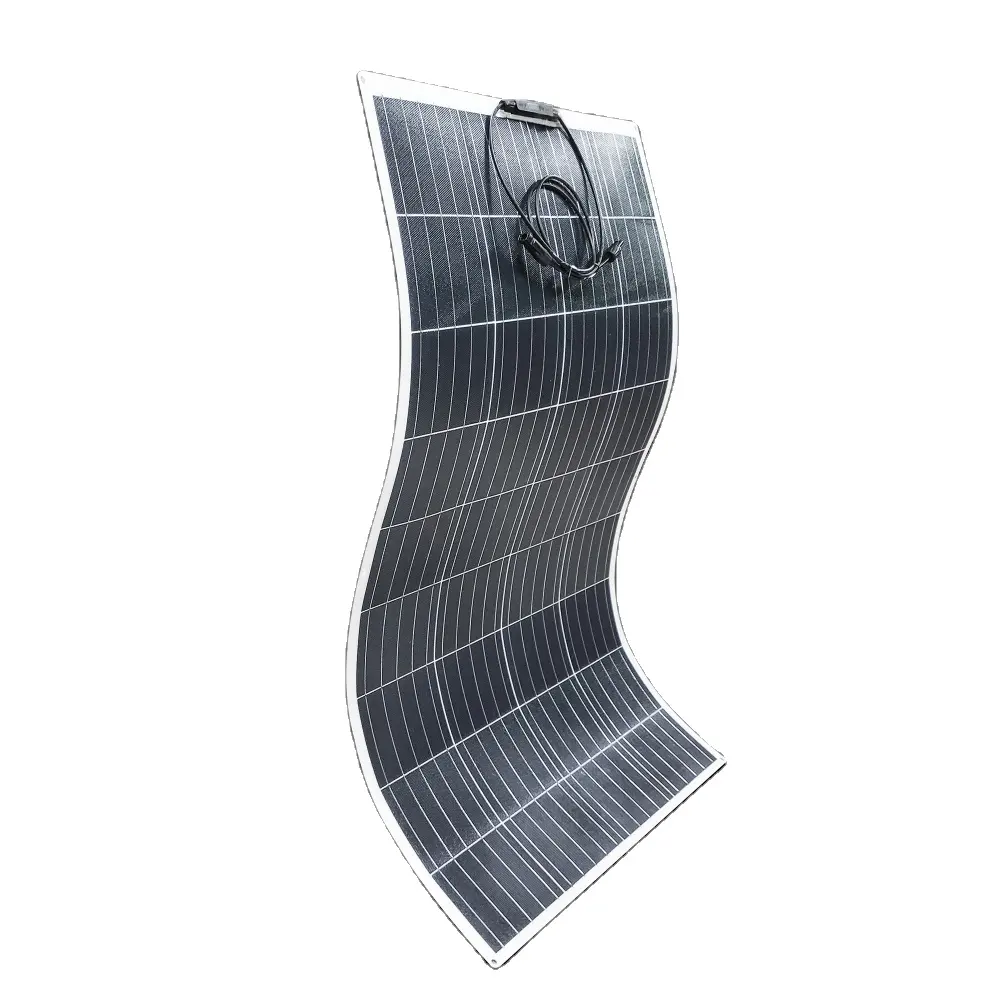 Panel solar flexible, fácil de llevar, para techo de coche, viaje, portátil, 50w, 200w, 250w, energía solar, precio de fábrica