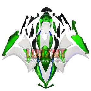 หัวฉีดสีเขียวมุกสำหรับฮอนด้า CBR1000 <span class=keywords><strong>CBR</strong></span> <span class=keywords><strong>1000</strong></span> <span class=keywords><strong>RR</strong></span> 1000RR 12 13 14 15 16 112LQ.84 CBR1000RR <span class=keywords><strong>2012</strong></span> 2013 2014 2015 2016แฟริ่ง - Product Image 1