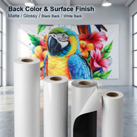 Rouleau de bâche PVC rétroéclairée 340 g/m² pour grand format, vinyle imprimable éco-solvant, matière première pour bannières, vente en gros directe usine Chine