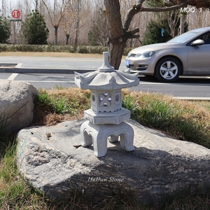 Lanterne japonaise en pierre de jardin Rokkaku <span class=keywords><strong>Yukimi</strong></span> - Product Image 3