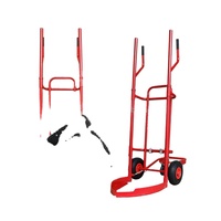 Chariot à roues à deux roues pour jardin, parfait pour transporter du terreau, des briques et des roues