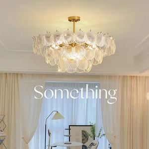 Lámpara Colgante LED E14 Moderna y Minimalista, para Hogar, Oficina, Sala de Estar, Sala de Conferencias, Dormitorio, Acrílico - Product Image 1