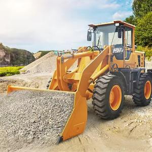 Mini chargeuse compacte avec bulldozer Chargeur sur pneus avant 1 tonne Charge nominale Pompe à engrenages Chargeur sur <span class=keywords><strong>pelleteuse</strong></span> - Product Image 2