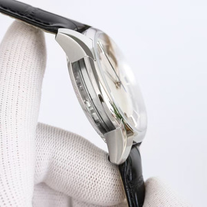 Reloj Mecánico Automático Redondo de Segunda Mano de Lujo y Alta Gama con Correa de Cuero Mecánica de Alta Calidad - Product Image 5