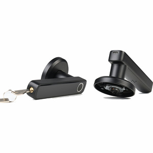 Tuya App-Controlled Smart Door Lock Blue-tooth Digital Code Biometric Fingerprint Smart <strong>Handle</strong> for Wood Doors Cloud <strong>Data</strong> Storage - Product Image 1