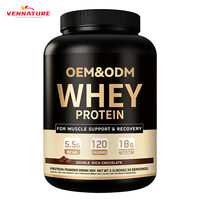 Nutrition sportive, poudre de protéines de lactosérum, crème glacée à la vanille, 2,2 lb, complément alimentaire pour la récupération musculaire