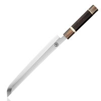 Cuchillo de cocina profesional japonés de 10,6 pulgadas, hoja de acero inoxidable, Sashimi, Sushi, rebanador