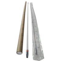 Antena Marina VHF Vertical de Alta Calidad de 143-163 MHz, Impermeable IP55, con Ganancia de 3 dBi y Soporte de Nailon