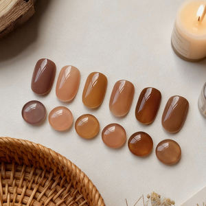 AILANUO High-Toughness 12-color Dark Brown Nail Polish Base Coat, Bulk Packaging, OEM Customization, Private Bottle - Product Image 1