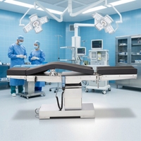 Table d'opération neurochirurgicale à 5 mouvements, hauteur réglable 550-950 mm, déplacement 300 mm, tête-jambes interchangeables, structure en acier inoxydable
