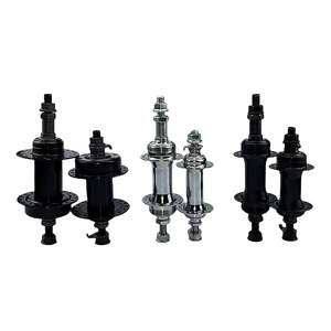 Moyeux de vélo de montagne 28H en acier avec roulements étanches, moyeux avant de vélo avec caches d'axe, moyeux solides - Product Image 5