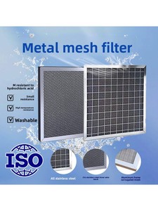 Filtro de humos de aceite de acero inoxidable 304 lavable, tipo cajón, con pantalla corrugada, de China continental - Product Image 3