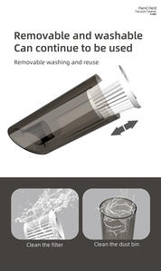 Aspirateur sans fil portable <span class=keywords><strong>Mode</strong></span> poussoir 10000pa Aspiration Moteur sans balais Batterie grande capacité Aspirateur à main Ménage USB - Product Image 6