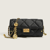 Sac à main en cuir matelassé pour femmes, Mini chaîne, à bandoulière, sacoche pour dames, vente en gros, collection