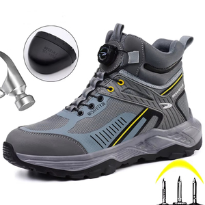 New Work <b>Safety</b> <b>Boots</b> Men <b>Women</b> High Top Anti Smash Anti Puncture Work Shoes Security Protective <b>Boots</b> Steel Toe <b>Safety</b> Shoes - Product Image 3