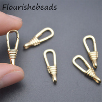 Résultats de bijoux sans Nickel Anti-décoloration plaqué or grande taille fermoirs à homard boucles pour la fabrication de colliers et de bracelets
