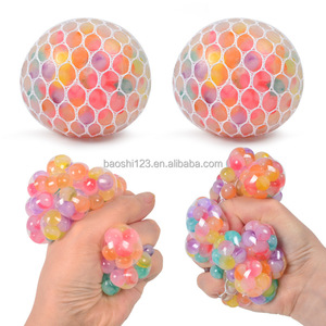 Creative Prank Bead Grape <b>Ball</b> TPR <b>Squeeze</b> Toy Soft Squishy Stress Relief Fidget Toy Anxiety Relief for Kids Adults - Product Image 1