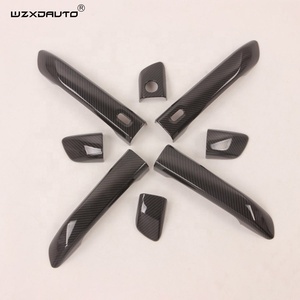 Accessoires extérieurs en fibre de carbone WZXD RHD, couvre-poignées de porte, autocollants de voiture 2020 pour DMAX - Product Image 5