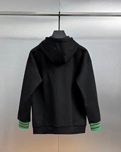 Chaqueta con Capucha Gucci de Lujo, Estilo Urbano, Casual, Otoñal, Hip-Hop, Vintage, Clásica, con Bolsillos a Rayas - Product Image 2