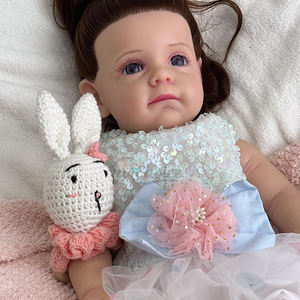 Esclusivo Bambola Reborn in Silicone da 50CM, Bambina con Capelli Lunghi, Occhi Aperti con Ciglia, Pelle Morbida per Supporto Emotivo - Product Image 4