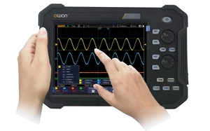 Oscilloscope numérique portable OWON série TAO3000, 2 canaux, 70-120 MHz, 1 GS/s, 8/14 bits - Product Image 2