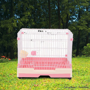 Tekerlekler ile ticari özel plastik köpek oyun parkı katı desen küçük köpekler ve Kennels için katlanır köpek evi - Product Image 2