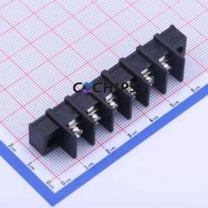 KF35SM-8.25-6P Barrier Terminal Block Through hole Component (THT),P=8.25mm Connector Two Sides 8.25mm 1x6P Straight Pin - Product Image 1