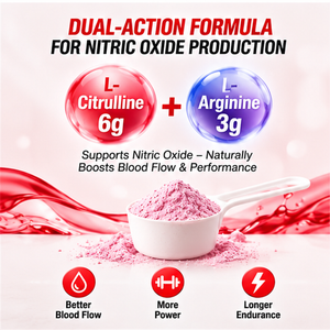 Polvo de L-Arginina y L-Citrulina Personalizado, Potenciador de Óxido Nítrico, Complejo de Aminoácidos, Apoyo para el Flujo Sanguíneo y la Musculatura, Nutrición Deportiva - Product Image 4
