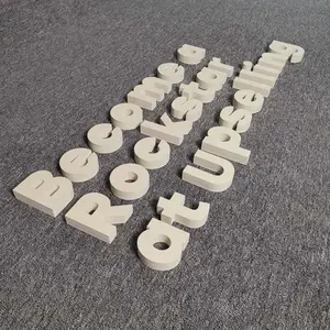 Inkoop Festival Geschilderde Letters Indoor Plastic Teken Geen-Verlichting Pvc Logo Kantoor Bewegwijzering