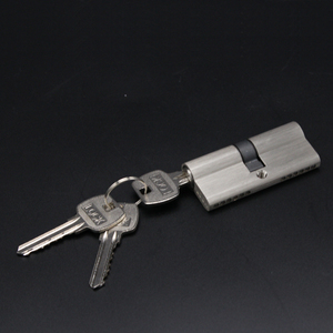 أدوات أبواب قياسية في اليورو أسطوانة قفل نقر نحاسية صلبة مزدوجة الجانب مفتوحة ضد السرقة - Product Image 3