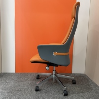 Chaise de bureau moderne pour patron, usage domestique, scolaire ou hôtelier, installation simple, réglable en hauteur, avec roulettes, marque QINGSHUAI