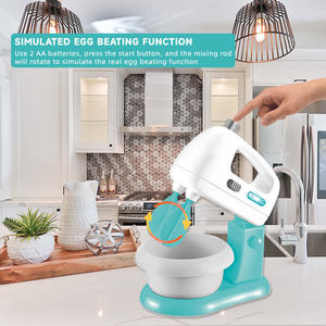 Batteur Électrique en Plastique pour Enfants, Jouet de Cuisine Éducatif, Outil de Jeu de Simulation d'Appareil de Boulangerie, Fouet à Œufs - Product Image 3