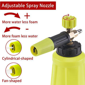 Produits d'entretien automobile tendance 1L canon à mousse jaune large bouche pulvérisateur de <span class=keywords><strong>lance</strong></span> à mousse de lavage de voiture électrique <span class=keywords><strong>pour</strong></span> le nettoyage de voiture - Product Image 4