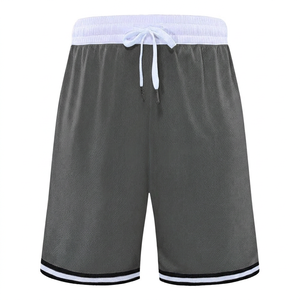 Men's <b>Mint</b> Green Mesh Basketball Shorts With Drawstring Waist And Side Pockets Regular Fit Summer Breathable Sportwear - Product Image 3