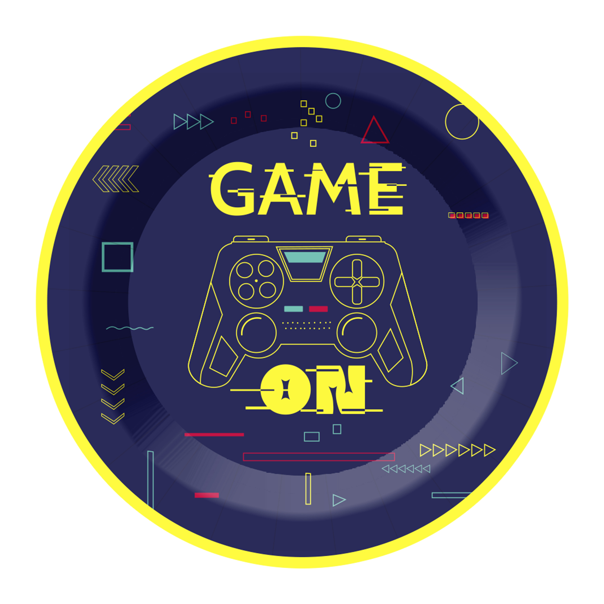 Plato de papel de 9 pulgadas * 10 unidades