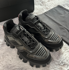 Zapatillas Casuales de Diseñador para Hombre, Parte Superior de Cuero Genuino, Zapatos de Plataforma Cómodos, Serie PRADS, Zapatos de Moda - Product Image 3