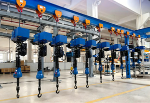 เครนโครงเหล็กขนาดเล็กแบบเคลื่อนย้ายได้ รับน้ำหนัก 200 กก. ถึง 500 กก. พร้อมรอกยกแบบสมาร์ทเซอร์โว - Product Image 5