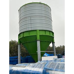 कारखाने मूल्य अनुकूलित सीमेंट थोक भंडारण फ्लाई ऐश साइलो 60 टन 100 टन 200 टी टैंक वेल्डेड ऊर्ध्वाधर सीमेंट बोल्ट पावर साइलो - Product Image 4