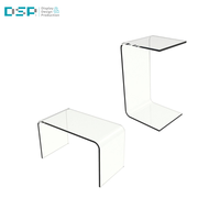 DSP Vietnam usine personnalisé de haute qualité minimaliste moderne transparent acrylique carré décoration de la maison table
