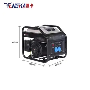 Power Value 5KW Open Frame Gasoline Inverter Generator 4KW Portable with 170F Engine 60Hz Frequency 230V Rated Voltage