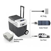 Réfrigérateur-congélateur de camping à compresseur Alpicool ECX40 40L avec panneau solaire pour voiture, camping-car, véhicule, OEM/ODM