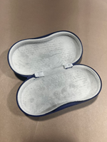 Étui rigide personnalisé en EVA pour lunettes de soleil avec logo imprimé, housse en cuir PU, fermeture éclair, protection pour lunettes, pochette de rangement