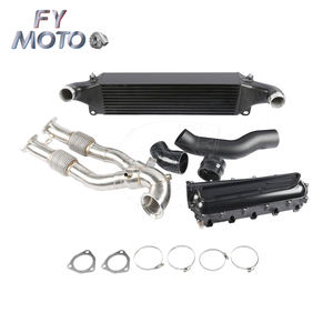 Intercooler + सेवन कई गुना + ऑडी के लिए निकास Downpipe + सेवन पाइप किट TTRS और 8V RS3 - Product Image 2