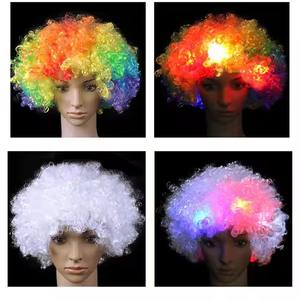 <span class=keywords><strong>วิก</strong></span>ผมหยิกสั้น LED สำหรับงานเลี้ยง - Product Image 5