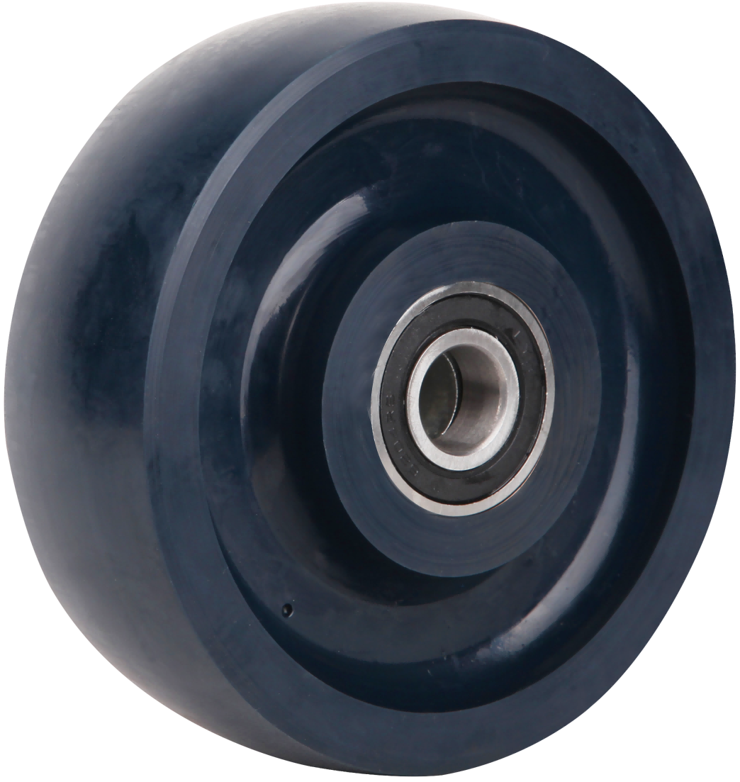 China Factory Best Sellers 4-10 Inches Steel Core Solid PU Caster Wheels with Precision Double Ball Bearing