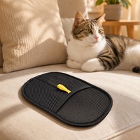 Gants de toilettage pour chats et chiens - Élimination des poils et démêlage - Outils de massage et de nettoyage pour animaux de compagnie en polyester