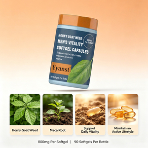 Horny Goat Weed Softgel Supplements 800mg 90pcs Herbal <b>Blend</b> Support Men's Daily Vitality Maintain <b>Active</b> Lifestyle For Men OEM - Product Image 5