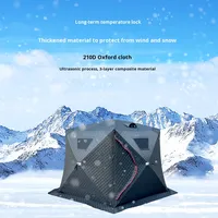 Vente en gros Nouveauté 2026 Tente d'extérieur en fibre de verre type Ice House Imperméable : OEM/ODM |   Couleur/taille/logo personnalisés |   Directement de l'usine