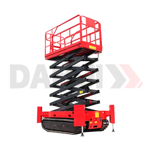 Plataforma Elevadora de Tijera Hidráulica Móvil para Terrenos Difíciles con Certificación CE, con Batería - Product Image 3