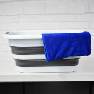 Cesta plegable de plástico Gris grande <span class=keywords><strong>para</strong></span> la colada, nuevo diseño <span class=keywords><strong>para</strong></span> almacenamiento de <span class=keywords><strong>ropa</strong></span> sucia, cesto de limpieza - Product Image 3